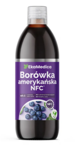 EkaMedica Borówka Amerykańska NFC bez dodatku cukru 500 ml