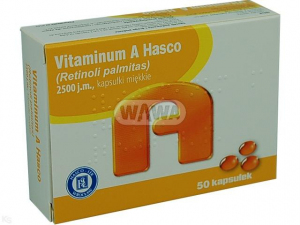Vitamina A 2500j.m. x 50 kaps.