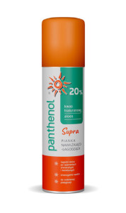 Panthenol 20% Supra pianka nawilżająco – łagodząca na oparzenia 150 ml