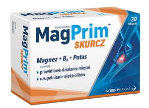 Magprim Skurcz Magnez + B6 + Potas  30 tabletek