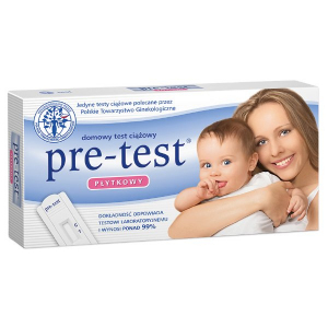 Test ciążowy PRE-TEST płytkowy 1 szt.