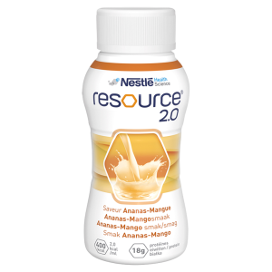 Nestle Resource 2.0 smak ananas-mango żywność medyczna 4 x 200 ml