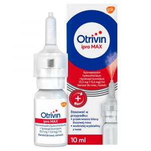 Otrivin MAX (0,5mg+0,6mg) ml aerozol 10ml