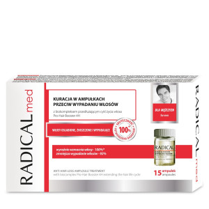 RADICAL Med Kuracja w ampułkach przeciw wypadaniu włosów dla mężczyzn 15 ampułek
