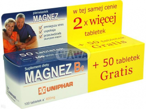 Magnez Cytrynowy B Complex 100 tabl.(2x50)