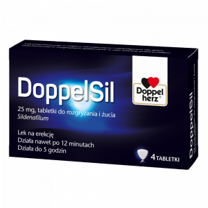 DoppelSil 25mg x 4 tabletki do rozgryzania i żucia