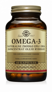 SOLGAR Omega 3 naturalne źródło EPA i DHA