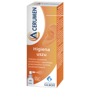 A-CERUMEN Spray do higieny uszu  dla dzieci i dorosłych 40ml