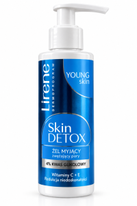 Lirene Young Skin Skin Detox Żel myjący zwężający pory 145 ml