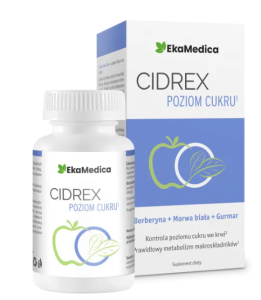 Cidrex Poziom Cukru berberyna morwa biała 60 kapsułek