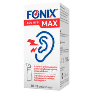 Fonix Ból Uszu Max spray do uszu 10 ml
