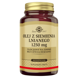 SOLGAR Olej z siemienia lnianego 1250 mg 90 kapsułek