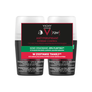 Vichy Homme Extreme Control Antyperspirant 72H DUOPACK 2 x 50 ml