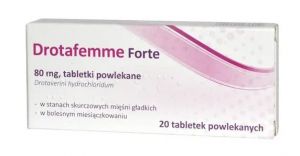 Drotafemme Forte 80 mg - 20 tabletek - Lek rozkurczowy