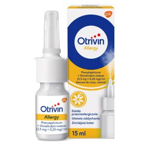 Otrivin Allergy przeciwalergiczny aerozol do nosa 15ml