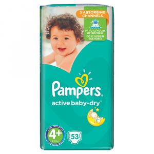 Pampers Value Pack Maxi Plus pielucha 53sz
