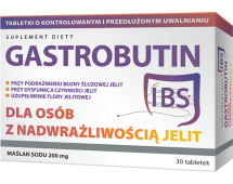 Gastrobutin IBS tabl.ozmodyf.uwal. 0,2g 30