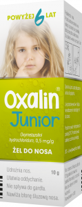 Oxalin Junior żel do nosa 0,5 mg/g 10 g