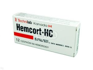 Hemkortin-HC czop.doodbyt. (0,01g+0,01g)/g