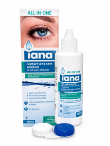 Iana All In One Płyn do wszystkich rodzajów soczewek kontaktowych TRAVEL 100ml