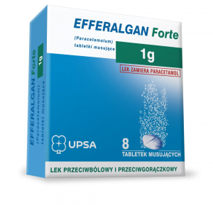 Efferalgan Forte 1g x 8tabl.mus.