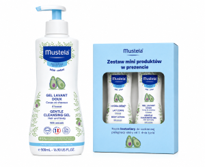 MUSTELA BEBE Żel delikatny do mycia 500ml + ZESTAW TRAVEL GRATIS