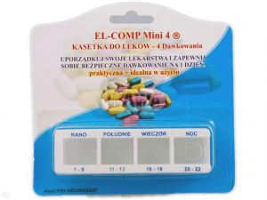 Kasetka do leków dzienna KD3-A (EL-COMP)