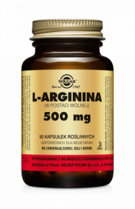 SOLGAR L-Arginina 500 mg kaps. 50 kaps.