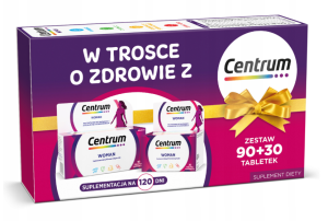 Zestaw Centrum Woman witaminy dla kobiet 120 tabletek (90 + 30)