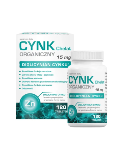Domowa Apteczka Cynk Chelat Organiczny 120 tabletek