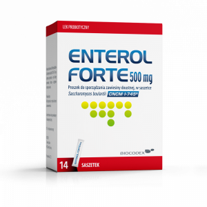 Enterol Forte prosz. 500 mg 14 sasz.