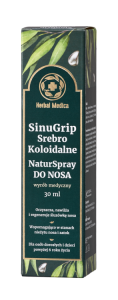 Sinugrip Srebro Koloidalne NaturSpray do nosa 30 ml