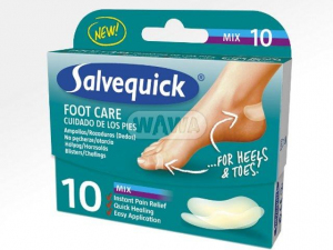 Plast.SALVEQUICK Foot Care do stóp MIX 10