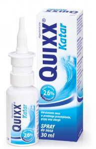 Quixx Katar Spray do nosa 2,6% woda morska 30 ml