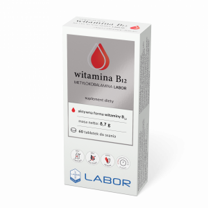 Witamina B12 metylokobalamina LABOR 60 tabletek