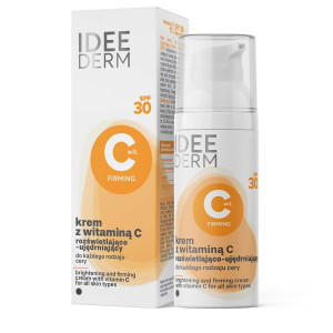 IDEE DERM Rozświetlająco-Ujędrniający Krem z witaminą C SPF30 50ml