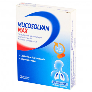 Mucosolvan Max kaps.oprz.uwal. 0,075x 20