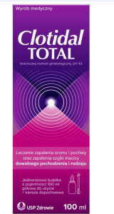 Clotidal Total na zapalenie intymne 100 ml