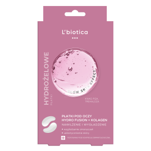 L'biotica PGA Hydro Fusion Hydrożelowe płatki pod oczy z kolagenem 2 szt.