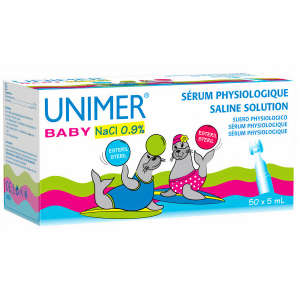 Unimer Baby NaCl 0,9% sól fizjologiczna 50 amp.a 5ml