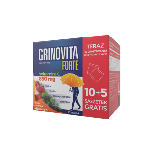 Grinovita Forte na przeziębienie10+5 sasz gratis