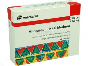Vitamina A+E 2500j.m.+200mgx 40kaps.MEDANA