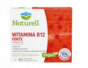 NATURELL Witamina B12 Forte do ssan. x 60