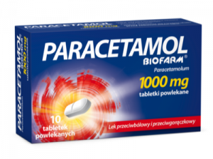 Paracetamol 1000mg x 10 tabl. BIOFARM