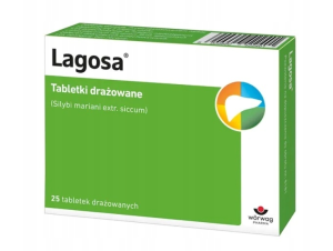 Lagosa 150mg Sylimaryna 25 tabletek drażowanych