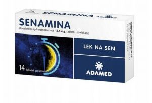 Senamina  lek na sen 12,5 mg 14 tabletek powlekanych