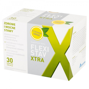 FlexiStav Xtra kolagen na stawy cytrynowy 30 saszetek