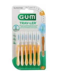 Sunstar GUM Trav-Ler Szczoteczki międzyzębowe 1.3 mm 6 sztuk