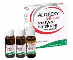 Alopexy 50mg/ml  na łysienie 3but.  po 60ml