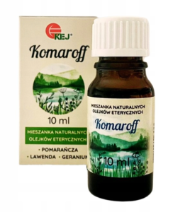 KEJ KomarOff  mieszanka pomarańczy lawendy i geranium olejek eteryczny 10ml